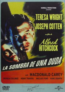 Resumen con spoilers de: La sombra de una duda (1942) de Alfred Hitchcock (Shadow of a Doubt)