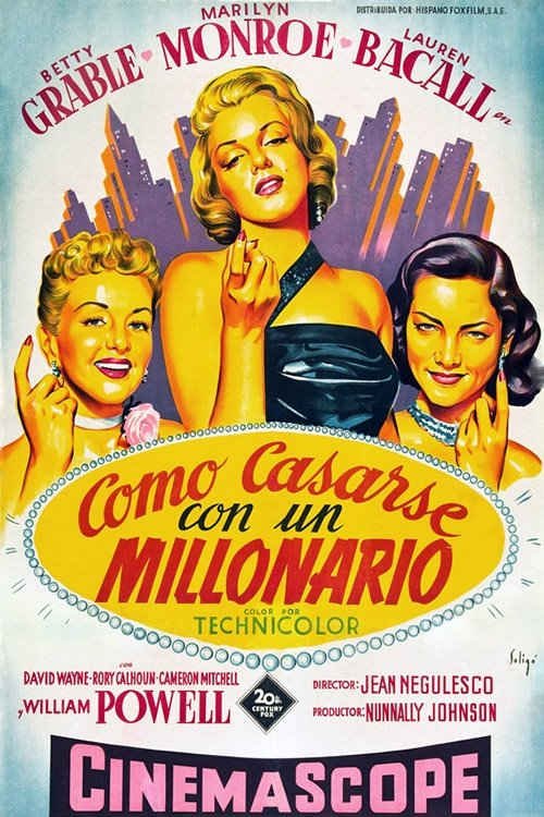 Cómo casarse con un millonario (1953) de Jean Negulesco (How to Marry a Millonaire)
