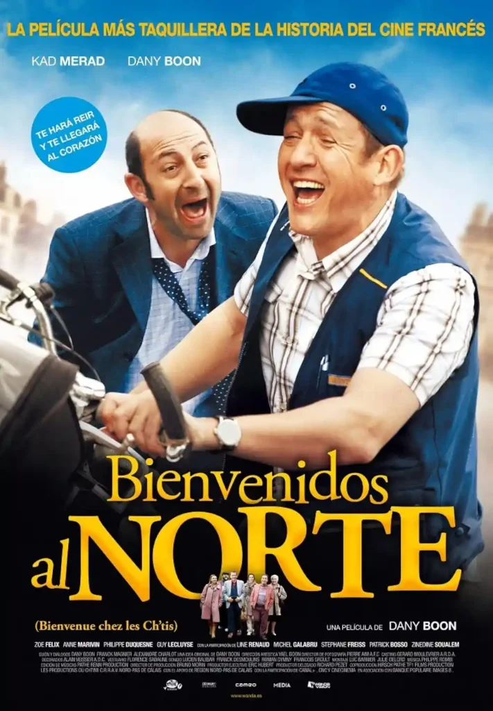 Bienvenidos al norte : Comedia francesa sobre aceptación y cambio
