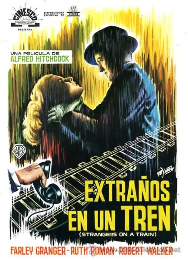 Extraños en un tren: Suspenso y manipulación en Hitchcock